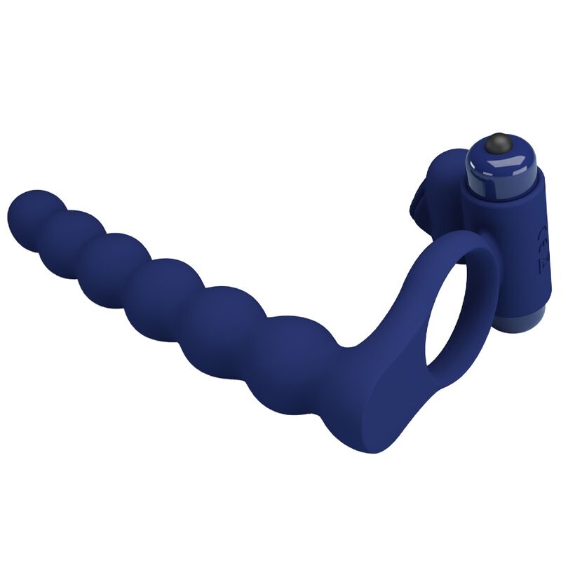 Ajmal anneau vibrant avec plug bleu — PRETTY LOVE, vue 3