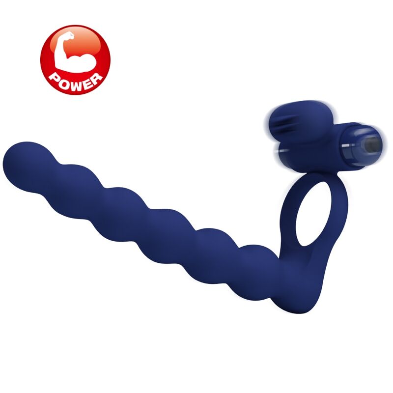 Ajmal anneau vibrant avec plug bleu — PRETTY LOVE, vue 6