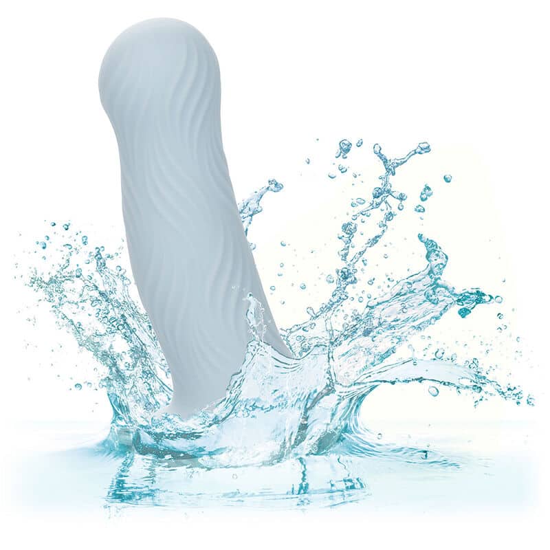 Wave rider plug anal en mousse bleu — CALEXOTICS, vue 8