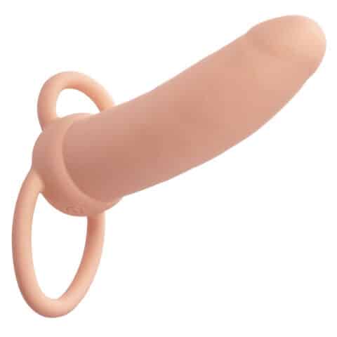 Maxx thick double pénétrateur 10 vibrations chair — CALEXOTICS