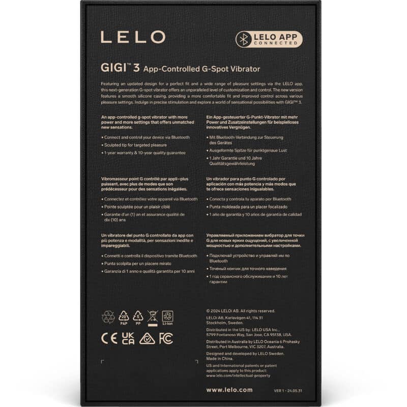 Gigi™ 3 vibrateur point G bleu — LELO, vue 4