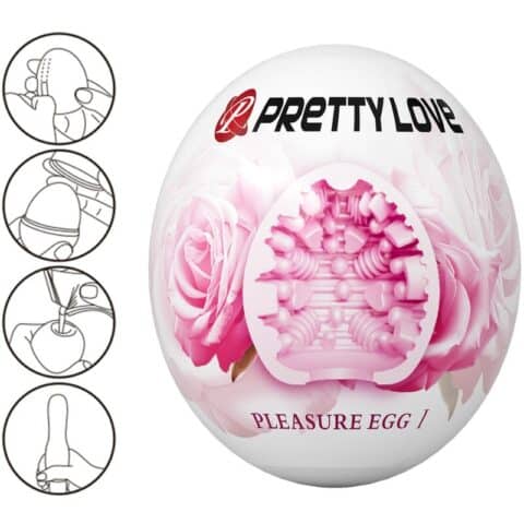 Masturbateur pour homme oeuf rose — PRETTY LOVE