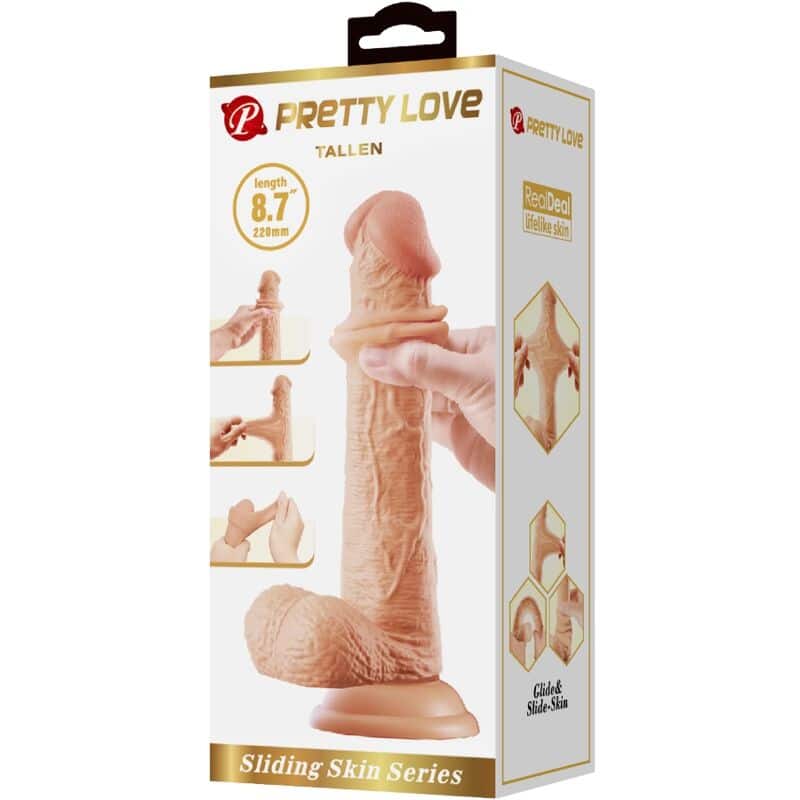 Grand gode réaliste 22 CM chair — PRETTY LOVE, vue 6