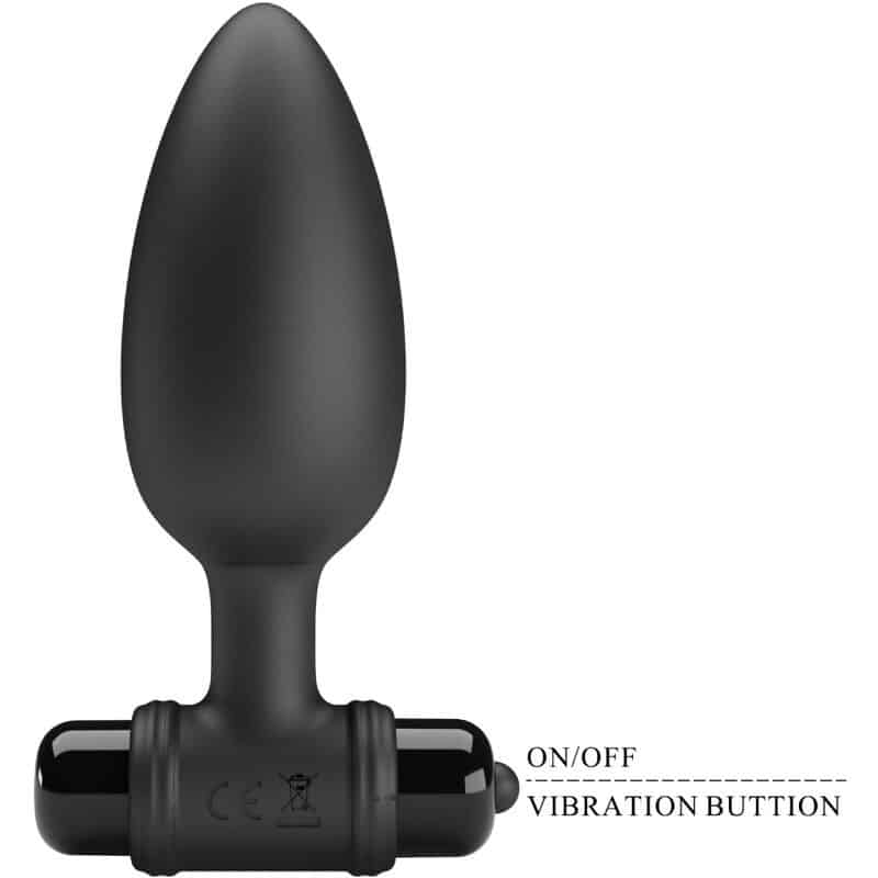 Vibra butt plug 2 plug anal 10 vibrations noir — PRETTY LOVE, vue 4