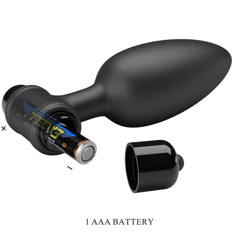 Vibra butt plug 2 plug anal 10 vibrations noir — PRETTY LOVE, vue 5