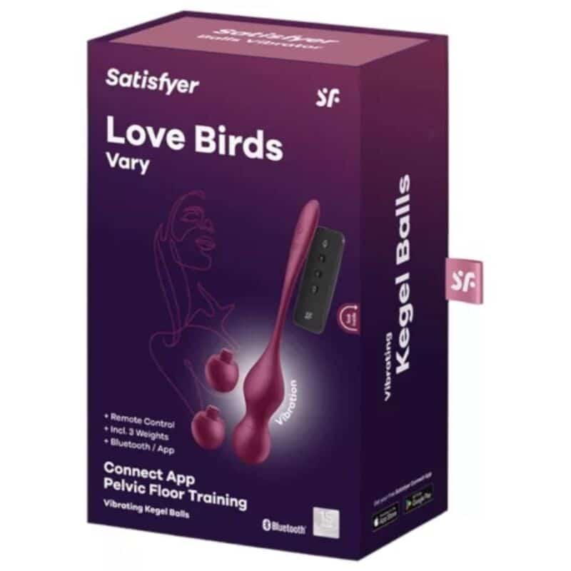 Love birds vary balles vibrantes application gratuite VIN rouge — SATISFYER, vue 5