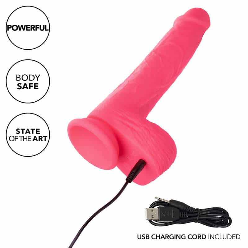 Studs vibrateur réaliste 10 vibrations rose — CALEXOTICS, vue 7