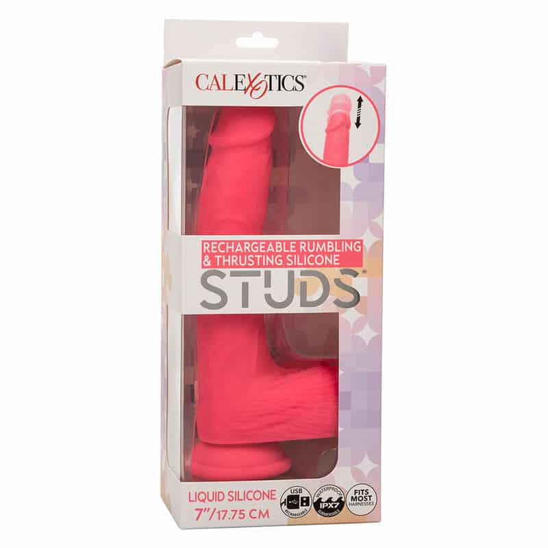 Studs vibrateur réaliste 10 vibrations rose — CALEXOTICS, vue 10