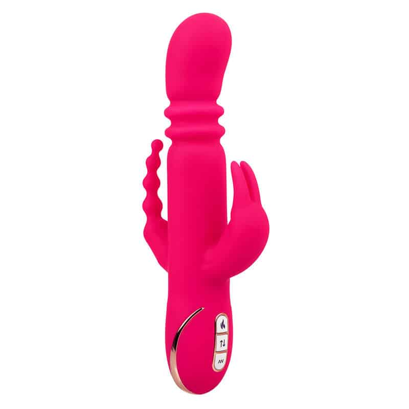 Jack fantasy triple vibrateur chauffant lapin rose — CALEXOTICS, vue 3