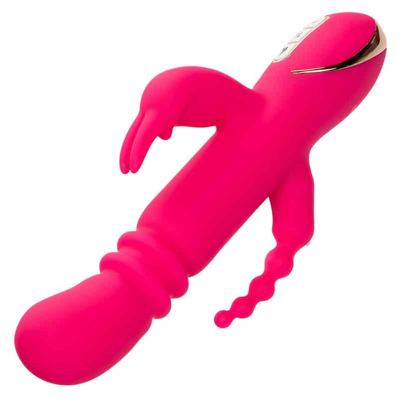 Jack fantasy triple vibrateur chauffant lapin rose — CALEXOTICS, vue 5