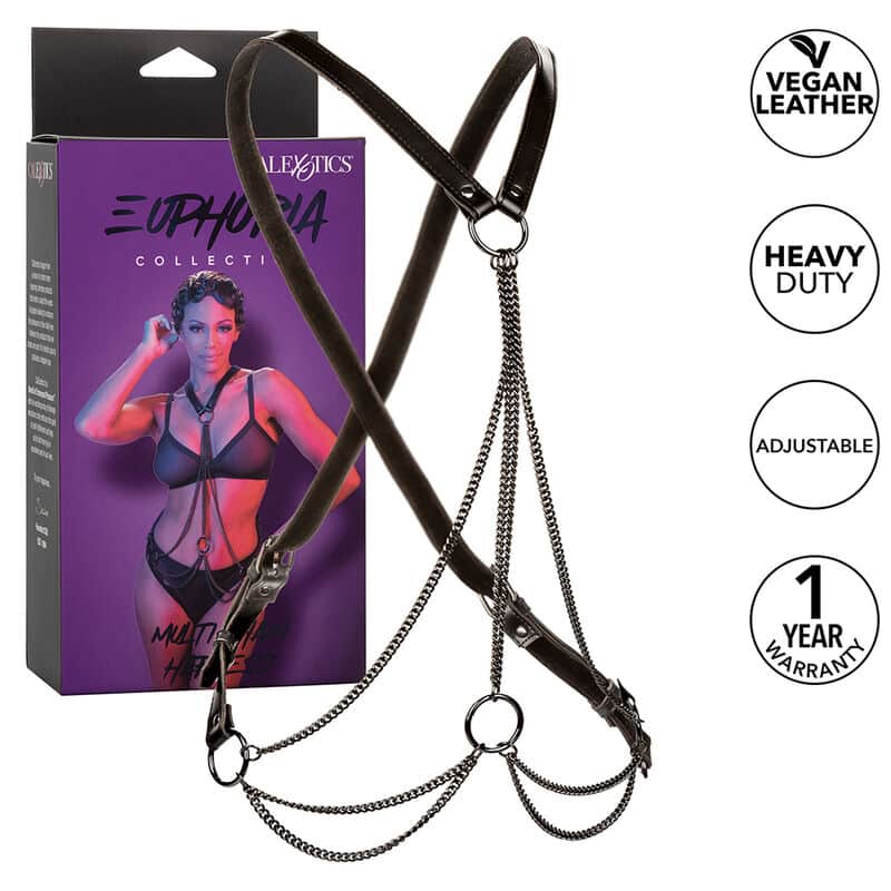 Euphoria harnais multichaîne premium — CALEXOTICS, vue 2
