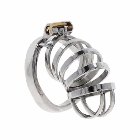 Extreme cage de chasteté en métal — HIDDEN DESIRE