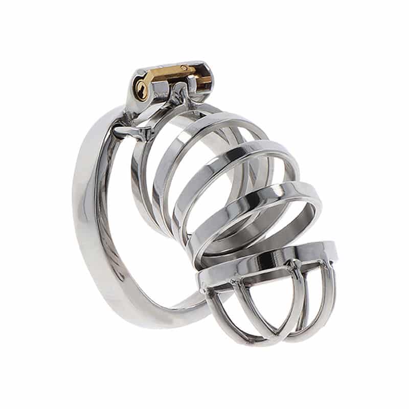 Extreme cage de chasteté en métal — HIDDEN DESIRE