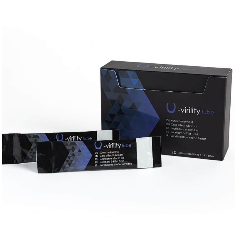 U-virility lube lubrifiant effet froid 10 X 5 ML — 500 COSMETICS