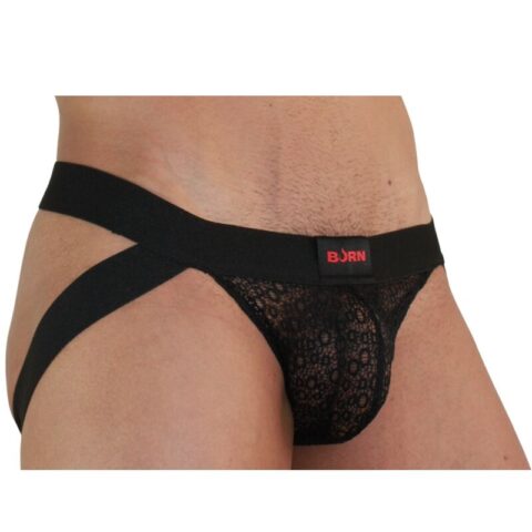 005 Lingerie jock noire XL — BURN