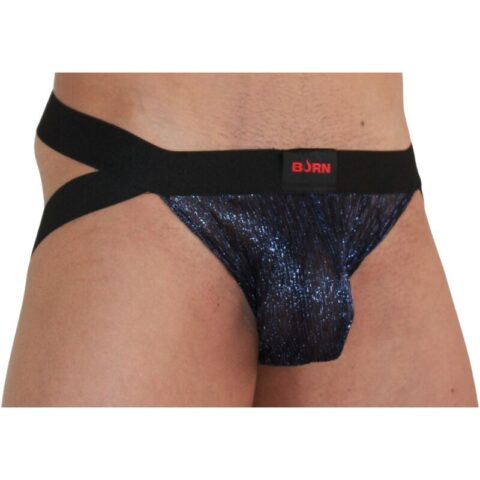006 Jock bleu brillant / noir L