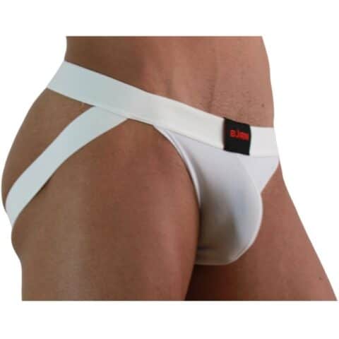 007 Jock lycra blanc M