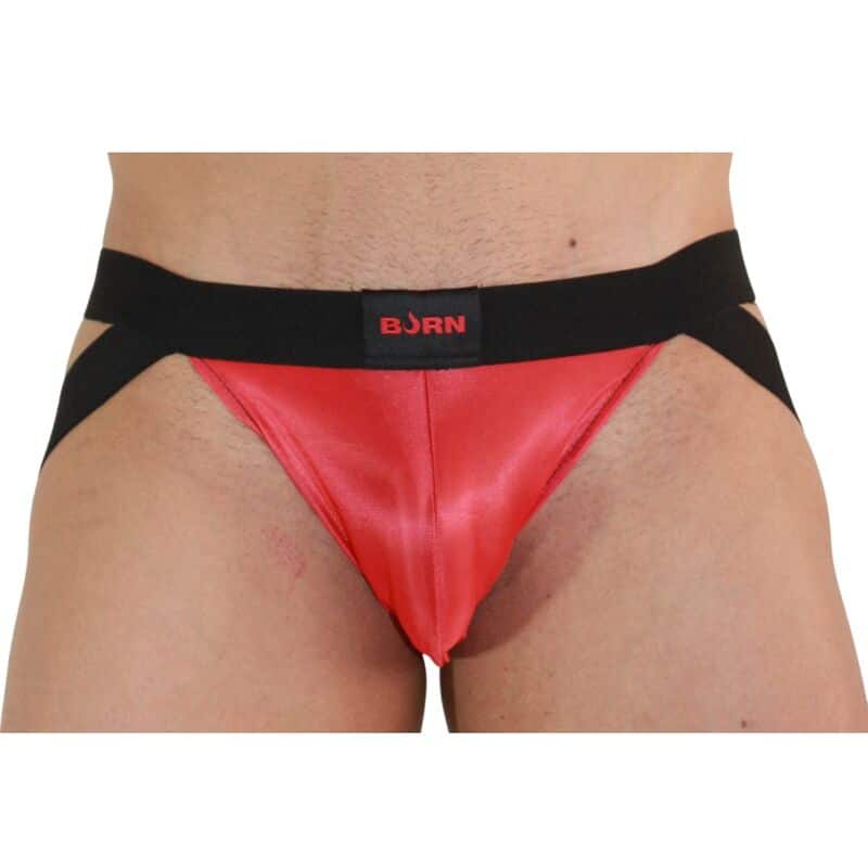 010 Jock rouge / noir L — BURN, vue 2