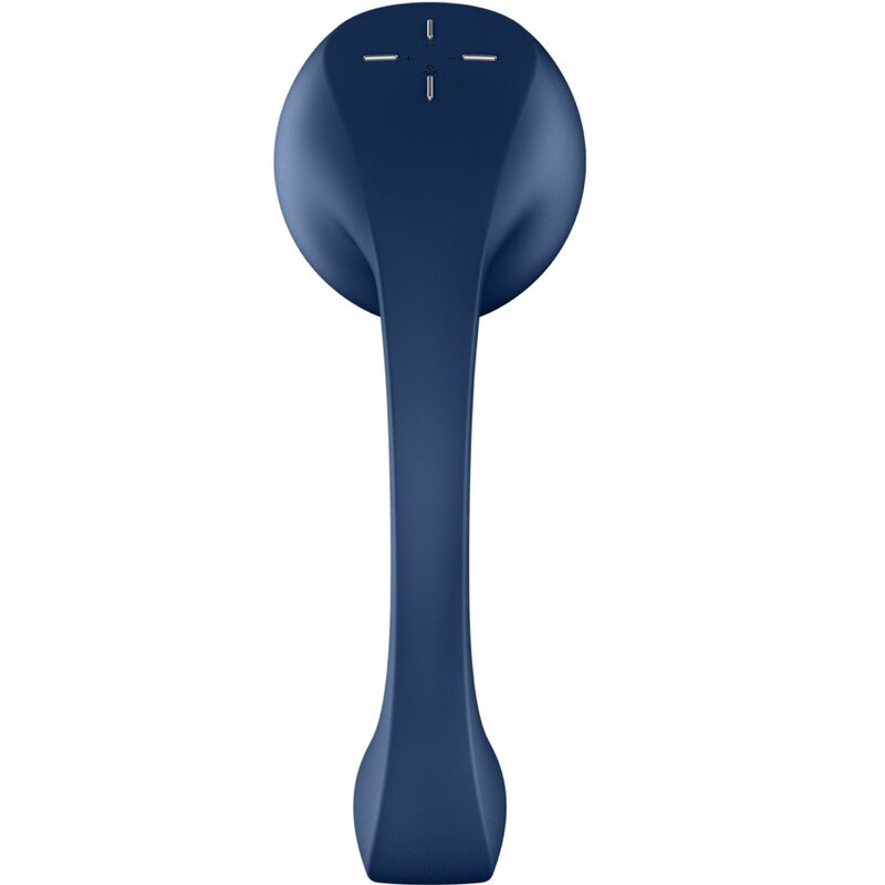 Pro+ wave 4 stimulateur point G et impulsion d'air application gratuite bleu foncé — SATISFYER, vue 4