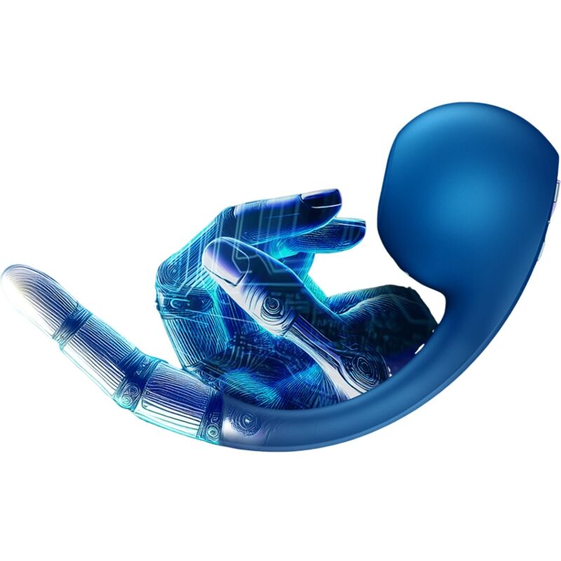Pro+ wave 4 stimulateur point G et impulsion d'air application gratuite bleu foncé — SATISFYER, vue 5