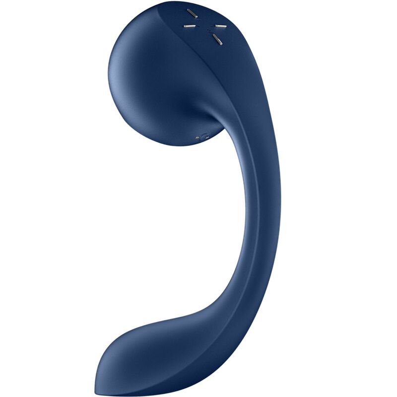 Pro+ wave 4 stimulateur point G et impulsion d'air application gratuite bleu foncé — SATISFYER, vue 2