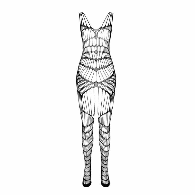 Bodystocking blanc taille unique — PASSION, vue 4