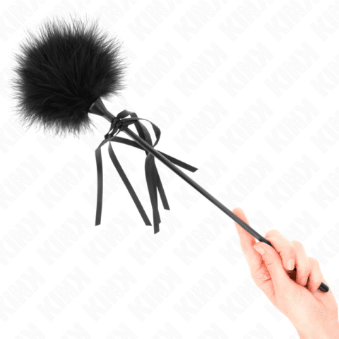 Plumes chacouillées avec nœud 35 CM — KINK