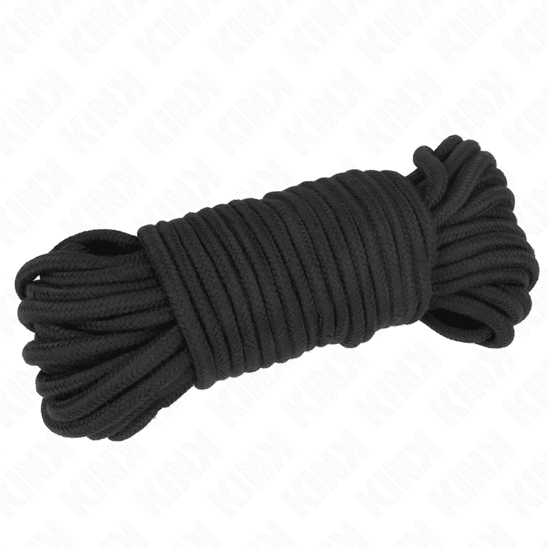 Corde en coton 20 mètres noir — KINK, vue 2