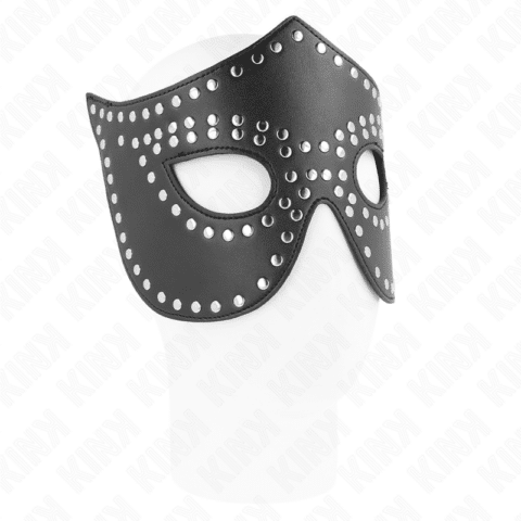 Masque en cuirette à rivets modèle 2 30 x 12 CM — KINK