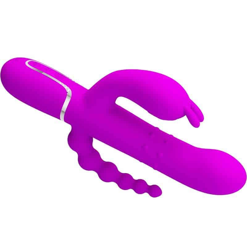 Cammy triple vibrateur multifonction 4 en 1 rose — PRETTY LOVE, vue 3