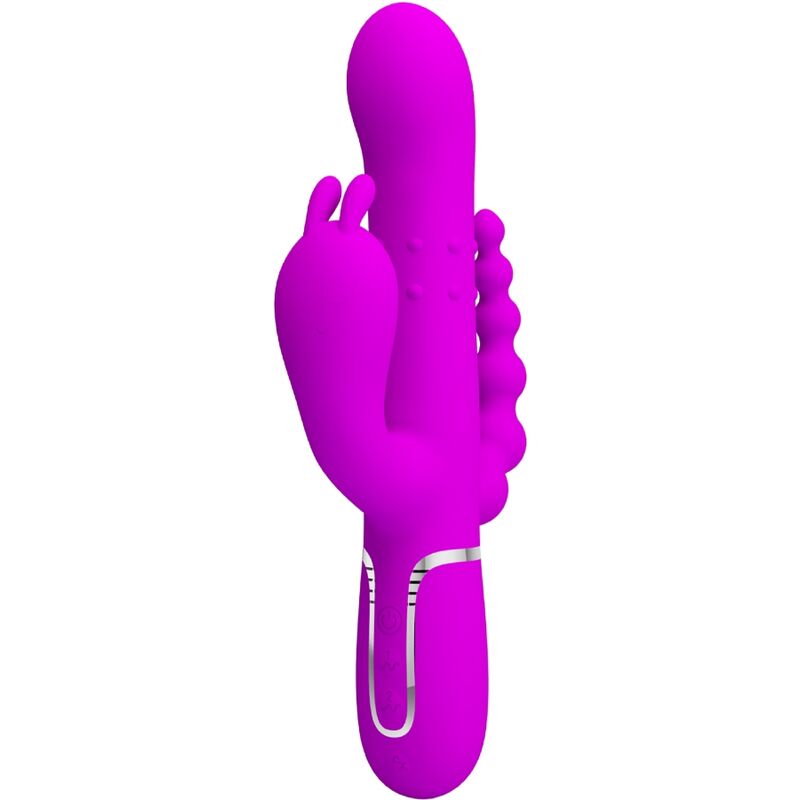 Cammy triple vibrateur multifonction 4 en 1 rose — PRETTY LOVE