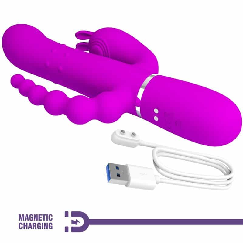 Cammy triple vibrateur multifonction 4 en 1 rose — PRETTY LOVE, vue 7
