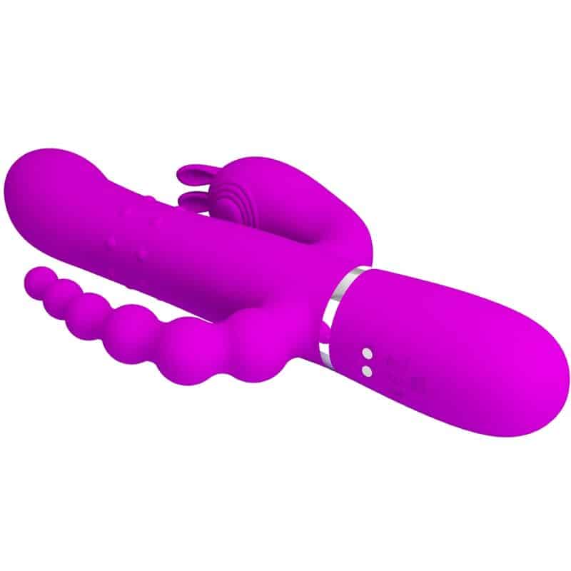 Cammy triple vibrateur multifonction 4 en 1 rose — PRETTY LOVE, vue 5