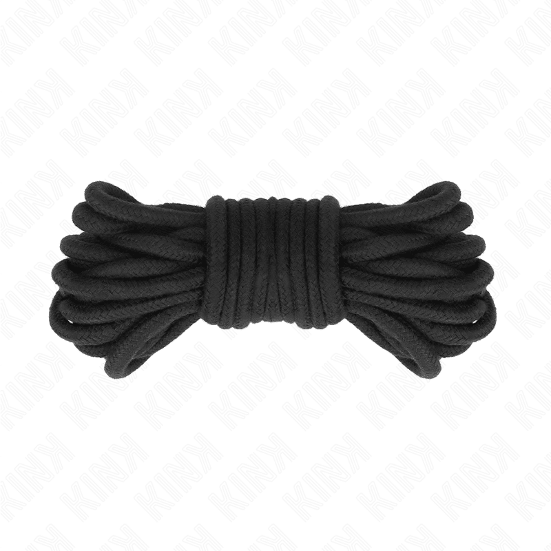 Corde en coton 5 mètres noir — KINK, vue 2