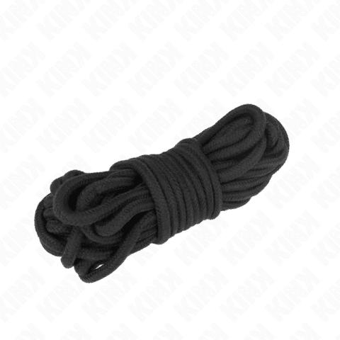 Corde en coton 5 mètres noir — KINK