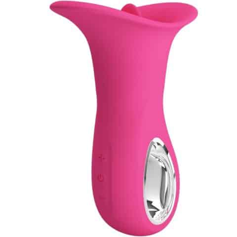 Clyde vibrateur oral langue vibrante 12 vibrations rose — PRETTY LOVE