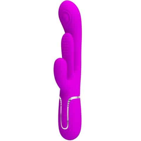 Shania triple rabbit vibrateur multifonction rose — PRETTY LOVE