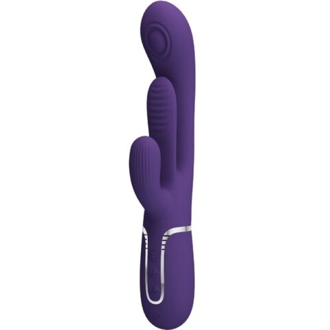Shania triple rabbit vibrateur multifonction violet — PRETTY LOVE