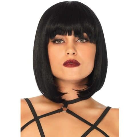Perruque BOB courte naturelle noire — LEG AVENUE