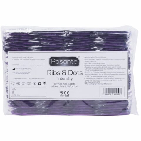 Préservatifs intensité ribs & dots 144 unités — PASANTE