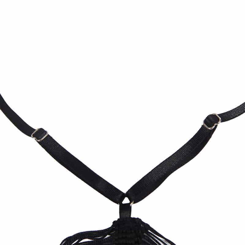 Robe à bretelles + string noir S/M — SUBBLIME, vue 6