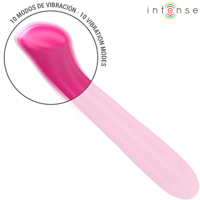 Paty 19 CM flexible 10 vibrations modèle 2 rose — INTENSE, vue 3