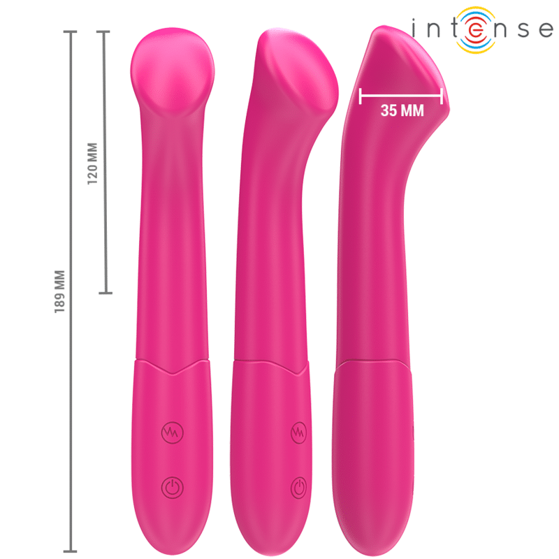 Paty 19 CM flexible 10 vibrations modèle 2 rose — INTENSE