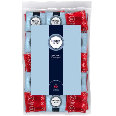 Préservatif taille XL 60 MM (100 unités) — MISTER SIZE