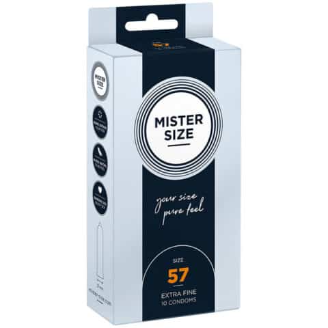Préservatif taille L 57 MM (10 unités) — MISTER SIZE