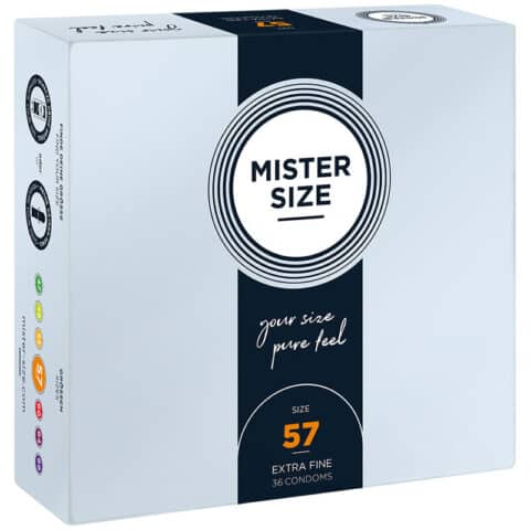 Préservatif taille L 57 MM (36 unités) — MISTER SIZE