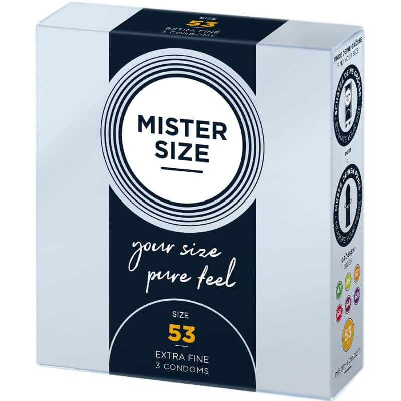 Préservatif taille M 53 MM (3 unités) — MISTER SIZE, vue 2