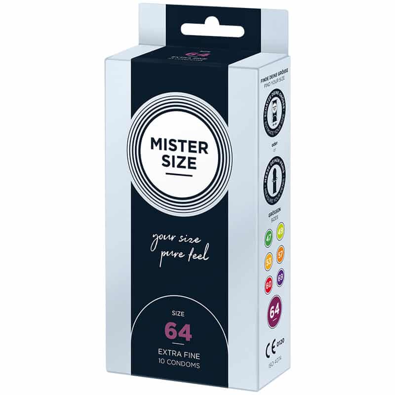 Préservatifs taille XXL 64 MM (10 unités) — MISTER SIZE, vue 2