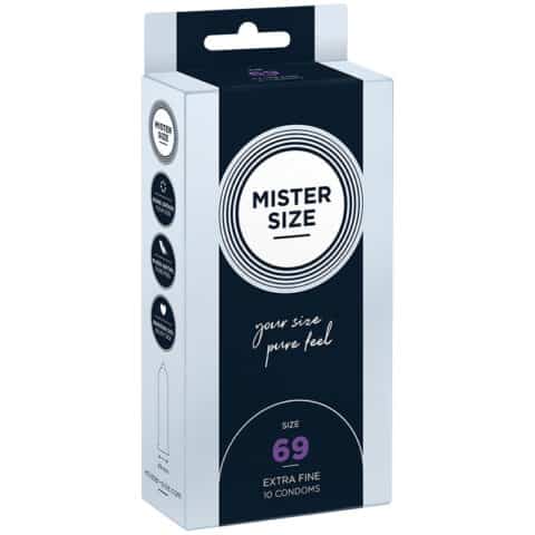 Préservatifs taille xxxl 69 MM (10 unités) — MISTER SIZE