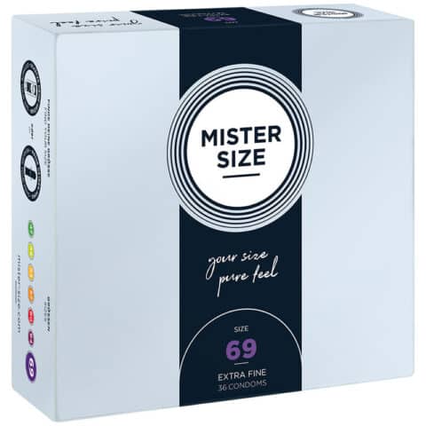 Préservatifs taille xxxl 69 MM (36 unités) — MISTER SIZE